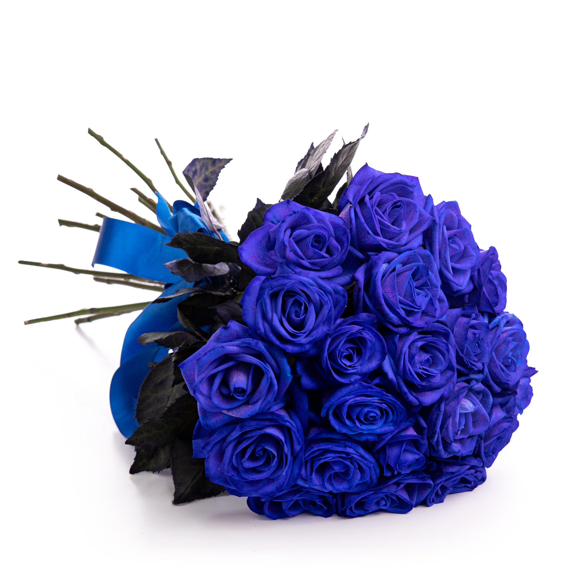 Buchet trandafiri albastri Blue Perfection-Premium