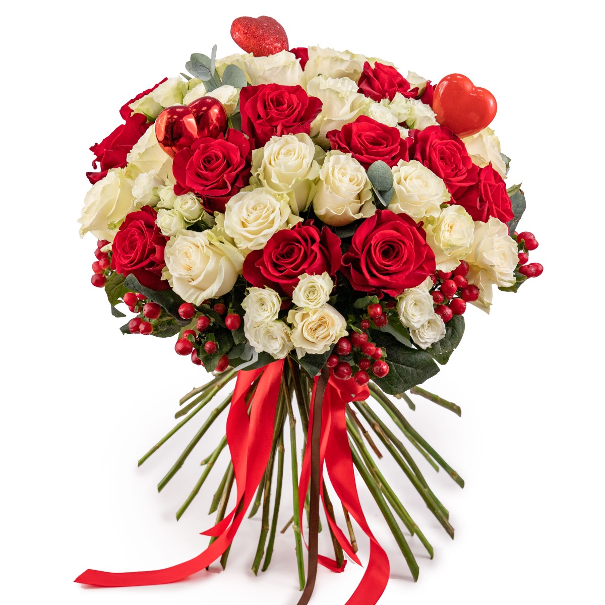 Buchet trandafiri Valentine Duet-premium