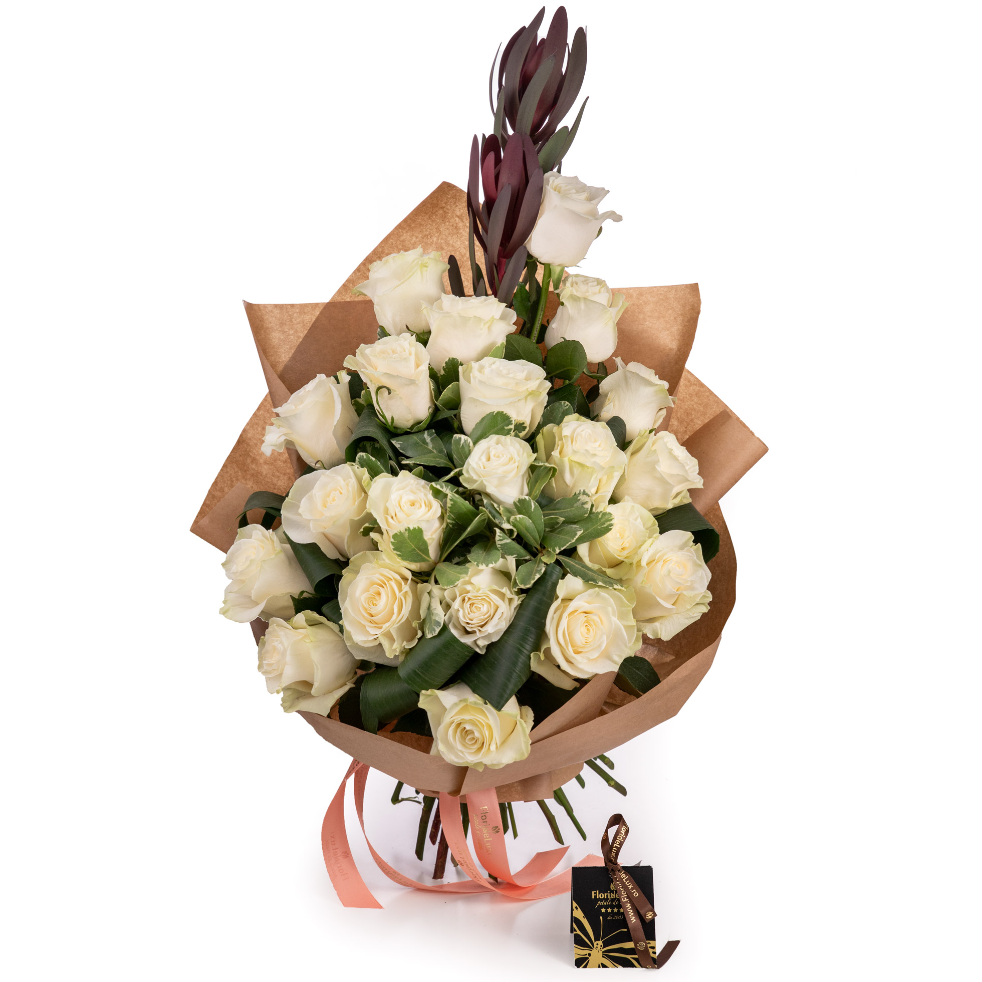 Trandafiri albi simplicity-Premium